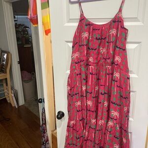 Oliphant Red and Green Dress